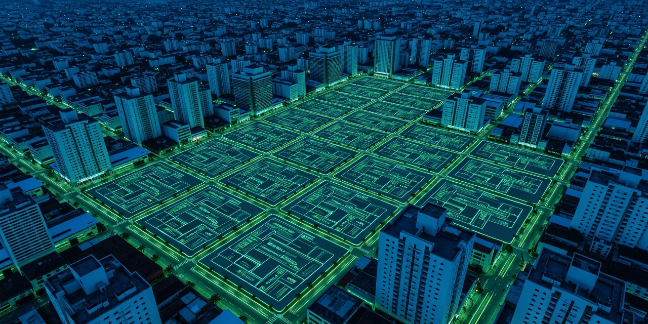 Planificación urbana y red de datos